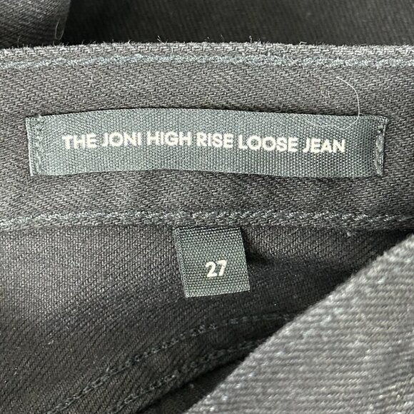 Denim Forum Joni High Rise Loose Jeans Black - Picture 7 of 11